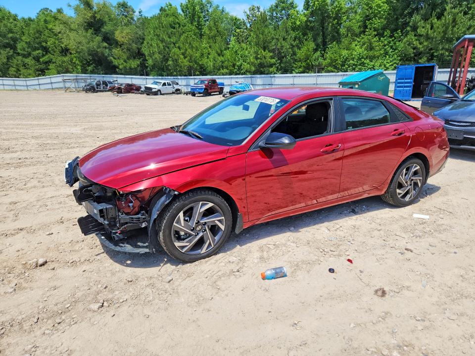 2025 Hyundai Elantra VIN KMHLM4DG5SU903705 COPART salvage auction — FRONT END, Fl - Cert Of Title Slvg Rebuildable, sold $6,600 on 2026-07-17 (photo 1)