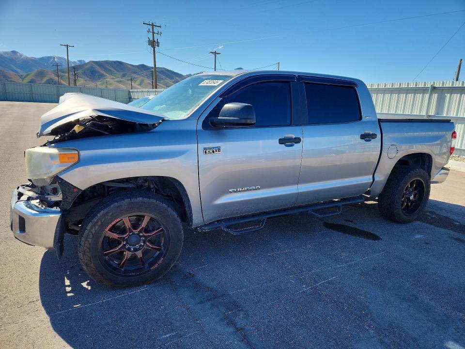 2014 Toyota Tundra VIN 5TFDW5F12EX345011 COPART salvage auction — FRONT END, UT - SALVAGE CERTIFICATE, sold $6,700 on 2026-07-28 (photo 1)