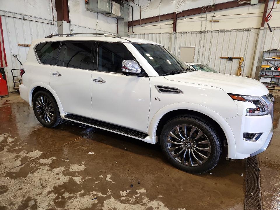 2021 Nissan Armada VIN JN8AY2DB1M9792458 COPART salvage auction — SIDE, WI - CERT OF TITLE-CLAIM PAID, sold $250 on 2026-07-27 (photo 4)