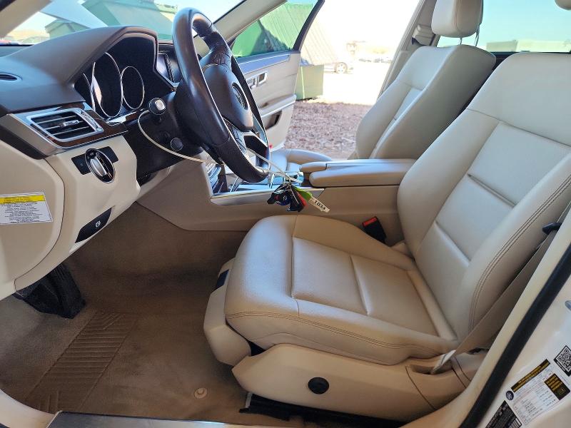 2014 Mercedes-benz E-klasse VIN WDDHH8JB2EA906099 COPART salvage auction — FRONT END, AZ - CERT OF TITLE - SALVAGE, sold $3,400 on 2026-07-30 (photo 7)