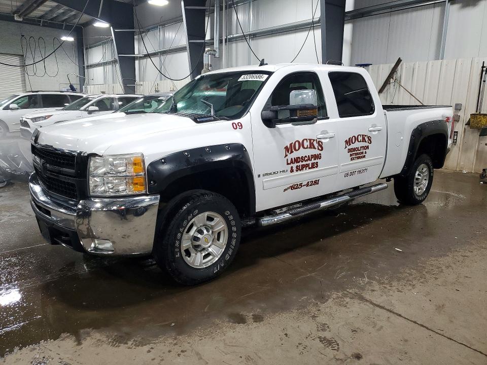 2009 Chevrolet Silverado 2500 VIN 1GCHK63699F113777 COPART salvage auction — SIDE, Mn - Cert Of Title-Salvage, sold $1,550 on 2026-07-09 (photo 1)