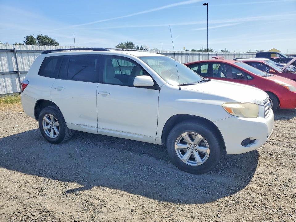2008 Toyota Highlander VIN JTEDS41A882033494 COPART salvage auction — FRONT END, CA - SALVAGE CERTIFICATE, sold $1,300 on 2026-07-21 (photo 4)