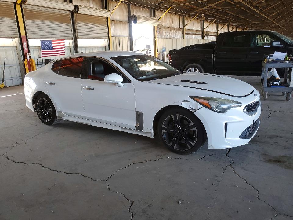 2019 Kia Stinger VIN KNAE15LA9K6049327 COPART salvage auction — REAR END, Tx - Salvage Vehicle Title, sold $2,500 on 2026-07-22 (photo 4)
