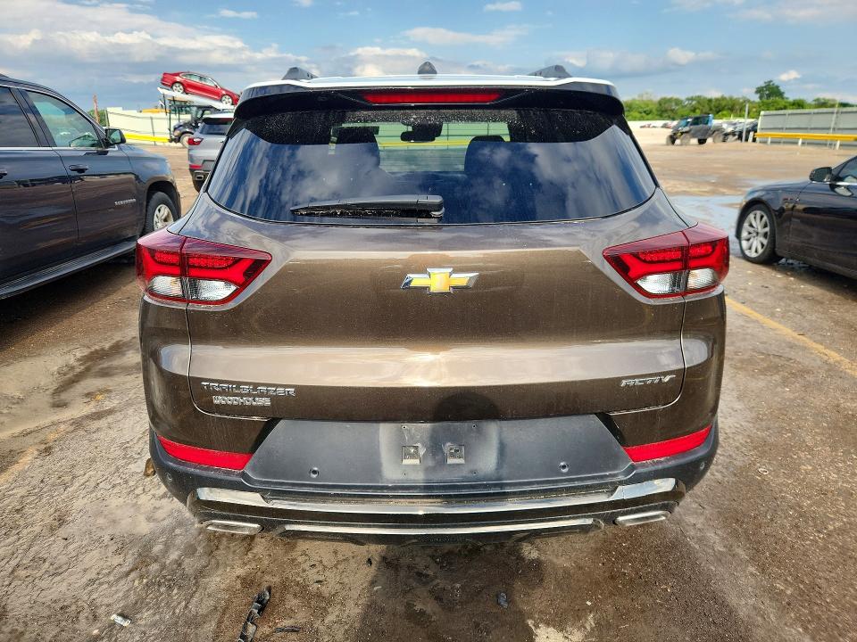 2022 Chevrolet Trailblazer VIN KL79MVSL5NB105321 COPART salvage auction — HAIL, Ks - Cert Of Title-Salvage, sold $7,300 on 2026-07-08 (photo 6)