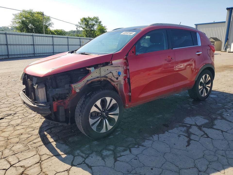 2013 Kia Sportage VIN KNDPC3A62D7471381 COPART salvage auction — FRONT END, Tn - Salvage Certificate, sold $1,400 on 2026-07-08 (photo 1)