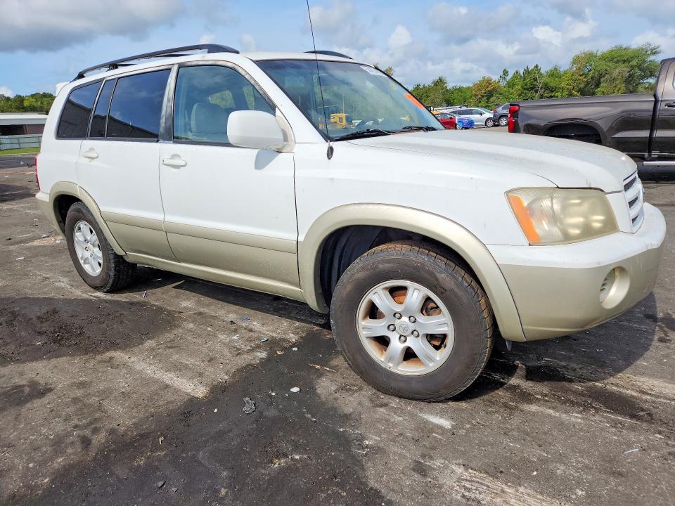 2001 Toyota Highlander VIN JTEGF21A810027931 COPART salvage auction — SIDE, FL - CERT OF TITLE SLVG REBUILDABLE, sold $650 on 2026-07-13 (photo 4)