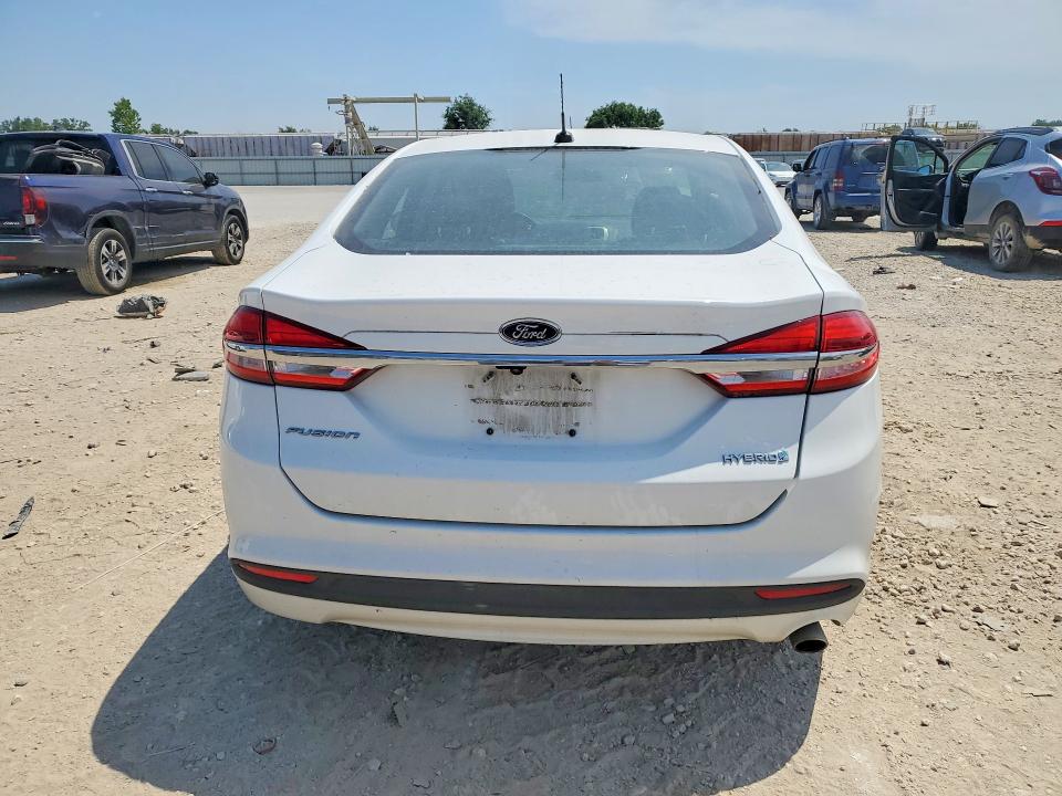 2017 Ford Fusion VIN 3FA6P0UUXHR132882 COPART salvage auction — HAIL, Ks - Cert Of Title-Salvage, sold $850 on 2026-07-09 (photo 6)