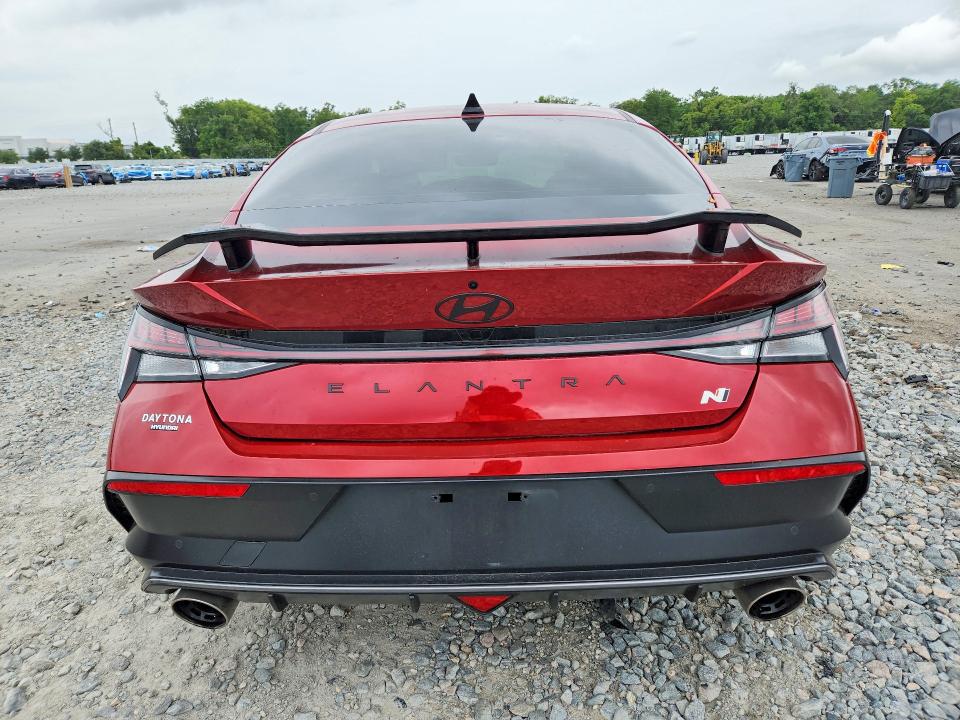 2025 Hyundai Elantra VIN KMHLW4DK5SU029063 COPART salvage auction — FRONT END, Fl - Cert Of Title Slvg Rebuildable, sold $8,300 on 2026-07-20 (photo 6)