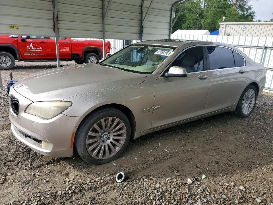 2010 BMW 7 series VIN WBAKB8C52ACY63260 COPART salvage auction — VANDALISM, Sc - Cert Of Title-Salvage, sold $350 on 2026-07-28 (photo 1)
