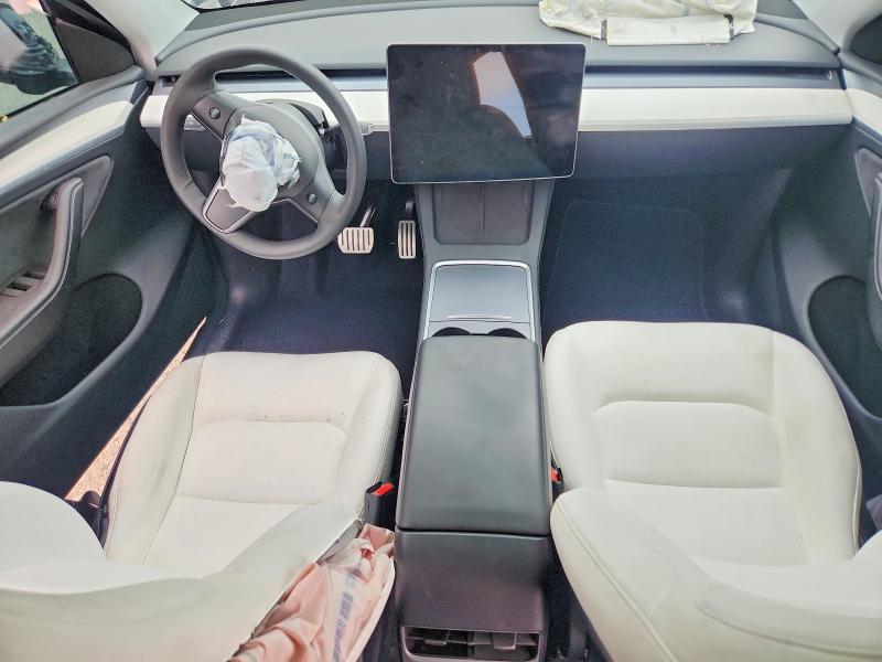 2024 Tesla Model y VIN 7SAYGDEF0RA326320 COPART salvage auction — FRONT END, Ca - Salvage Certificate, sold $7,400 on 2026-07-07 (photo 8)