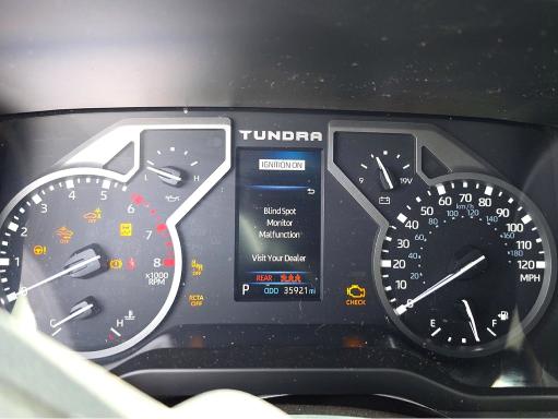 2023 Toyota Tundra VIN 5TFLA5DB1PX120216 COPART salvage auction — NORMAL WEAR, Fl - Certificate Of Title (P), sold $30,000 on 2026-07-21 (photo 8)