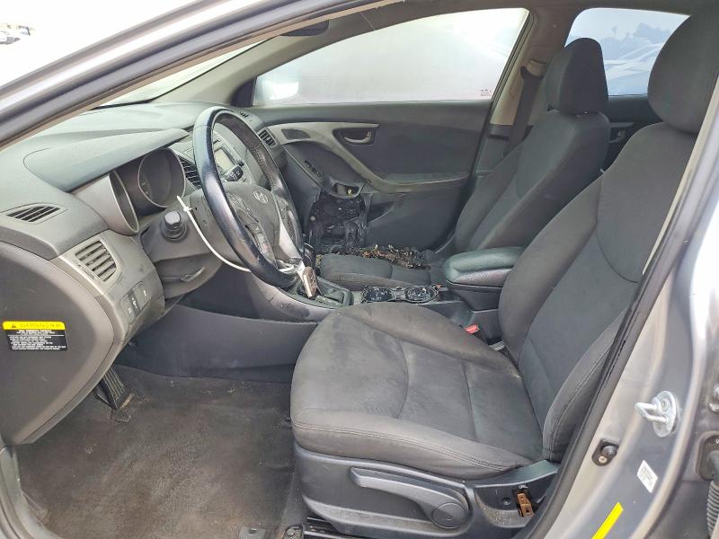 2016 Hyundai Elantra VIN KMHDH4AE2GU557311 COPART salvage auction — VANDALISM, Fl - Cert Of Title Slvg Rebuildable, sold $15 on 2026-07-21 (photo 7)