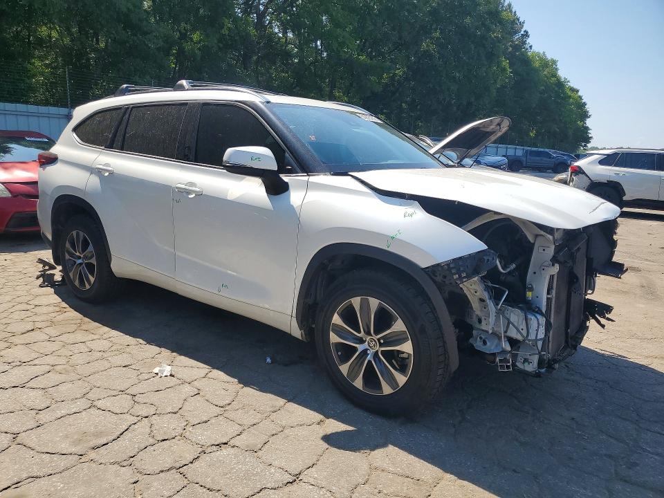 2021 Toyota VIN 5TDGZRBH2MS130974 COPART salvage auction — FRONT END, Ga - Cert Of Title-Salvage, sold $18,300 on 2026-07-10 (photo 4)
