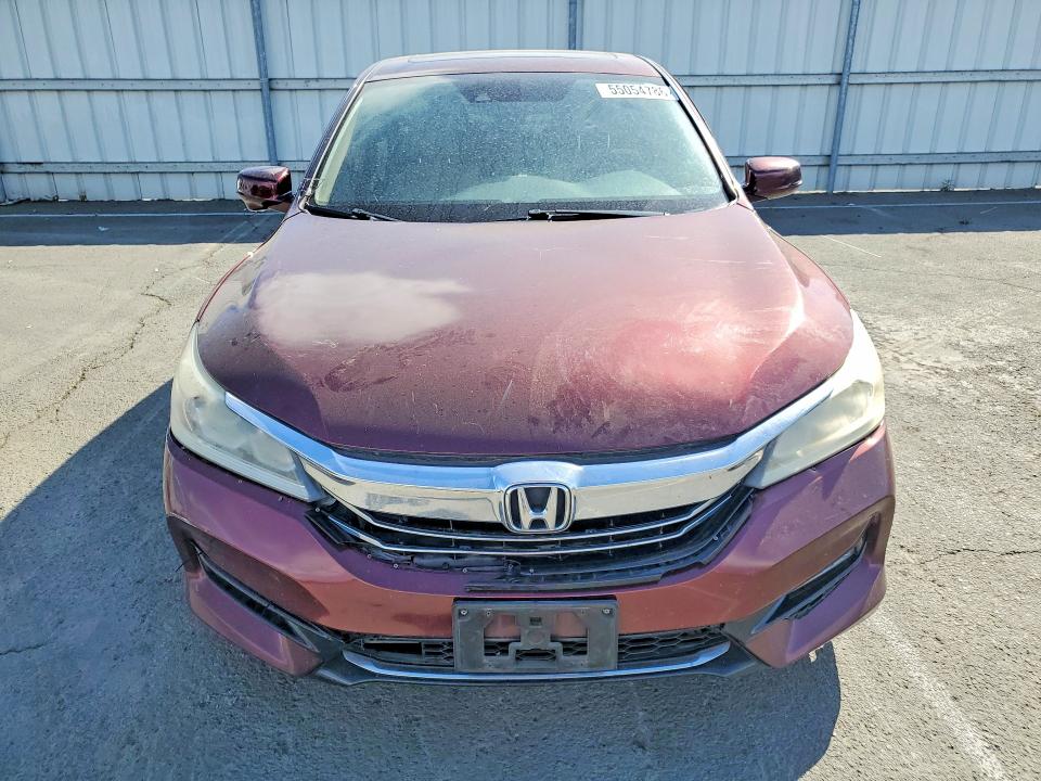 2017 Honda Accord VIN JHMCR6F55HC022867 COPART salvage auction — SIDE, Salvage Title, sold $1,400 on 2026-07-17 (photo 5)