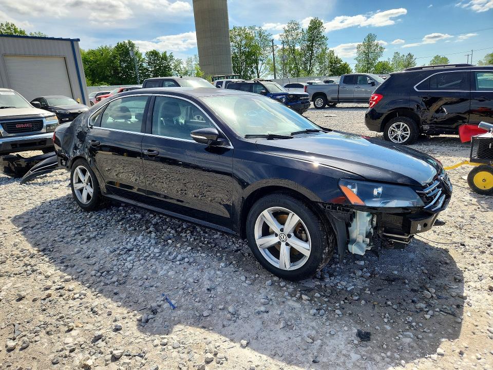 2012 Volkswagen Passat VIN 1VWBH7A37CC039669 COPART salvage auction — SIDE, Mi - Certificate Of Title, sold $550 on 2026-07-02 (photo 4)