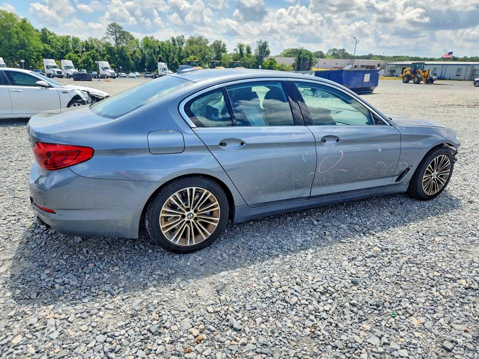 2020 BMW 5er VIN WBAJR7C01LCE57661 COPART salvage auction — FRONT END, GA - CERT OF TITLE-SALVAGE, sold $8,000 on 2026-07-28 (photo 3)