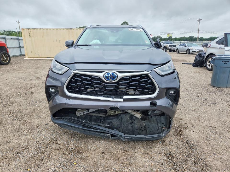2020 Toyota Highlander VIN 5TDGARAH6LS502842 COPART salvage auction — FRONT END, Al - Cert Of Title-Salvage Title, sold $7,700 on 2026-07-30 (photo 5)
