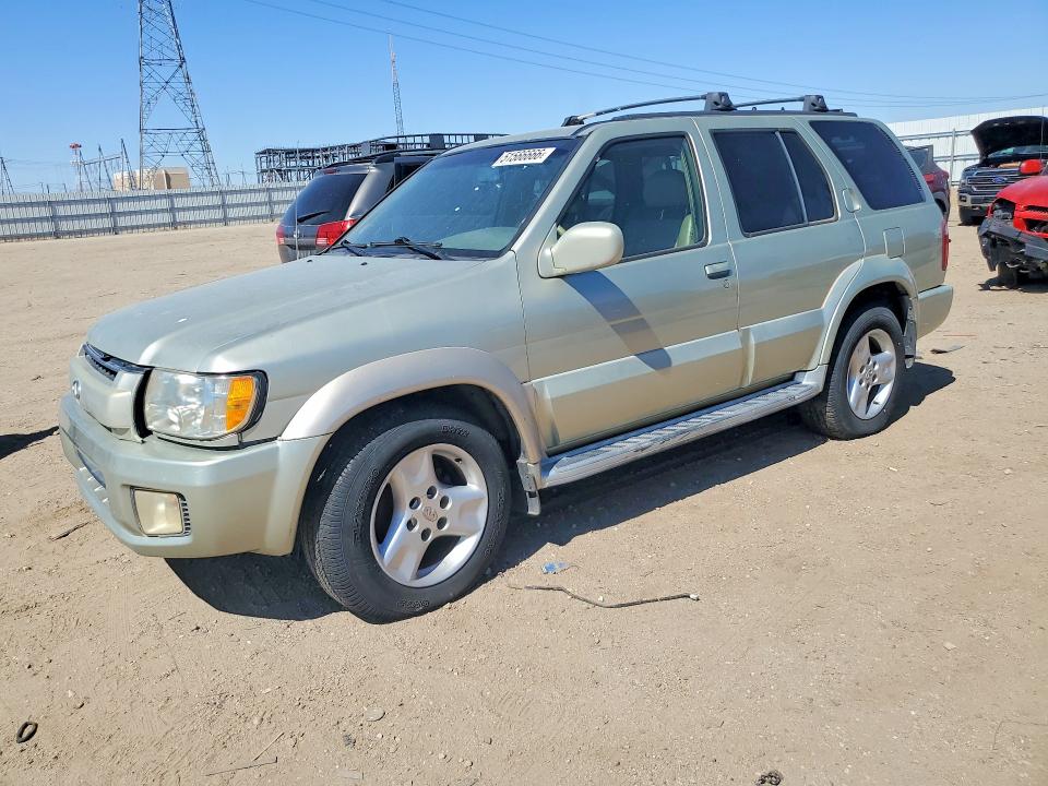 2001 Infiniti Qx4 VIN JNRDR07Y11W102652 COPART salvage auction — FRONT END, Id - Salvage Certificate Of Title, sold $400 on 2026-07-20 (photo 1)
