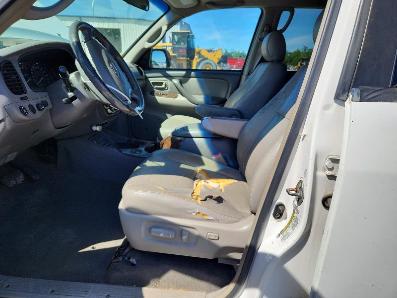 2005 Toyota Sequoia VIN 5TDZT34A05S242195 COPART salvage auction — REAR END, NC - SALVAGE CERTIFICATE OF TITLE, sold $1,250 on 2026-07-06 (photo 7)