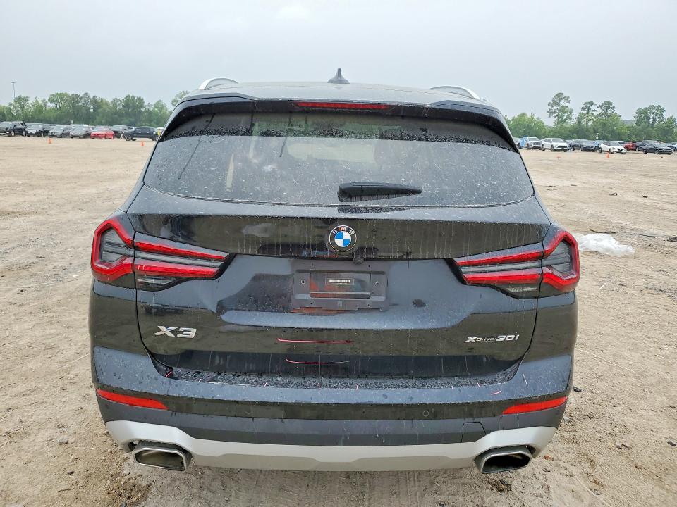 2023 BMW X3 VIN 5UX53DP09P9S17223 COPART salvage auction — FRONT END, Tx - Salvage Vehicle Title, sold $15,100 on 2026-07-10 (photo 6)