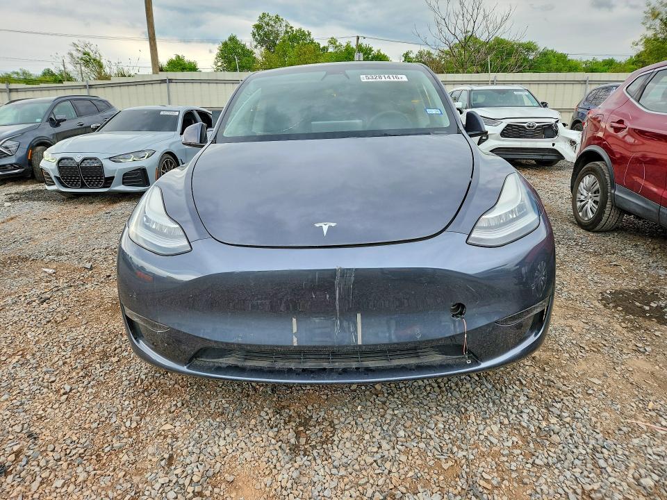 2021 Tesla Model y VIN 5YJYGDEE8MF241337 COPART salvage auction — REAR END, IN - CERT OF TITLE-SALVAGE TITLE, sold $5,100 on 2026-07-02 (photo 5)