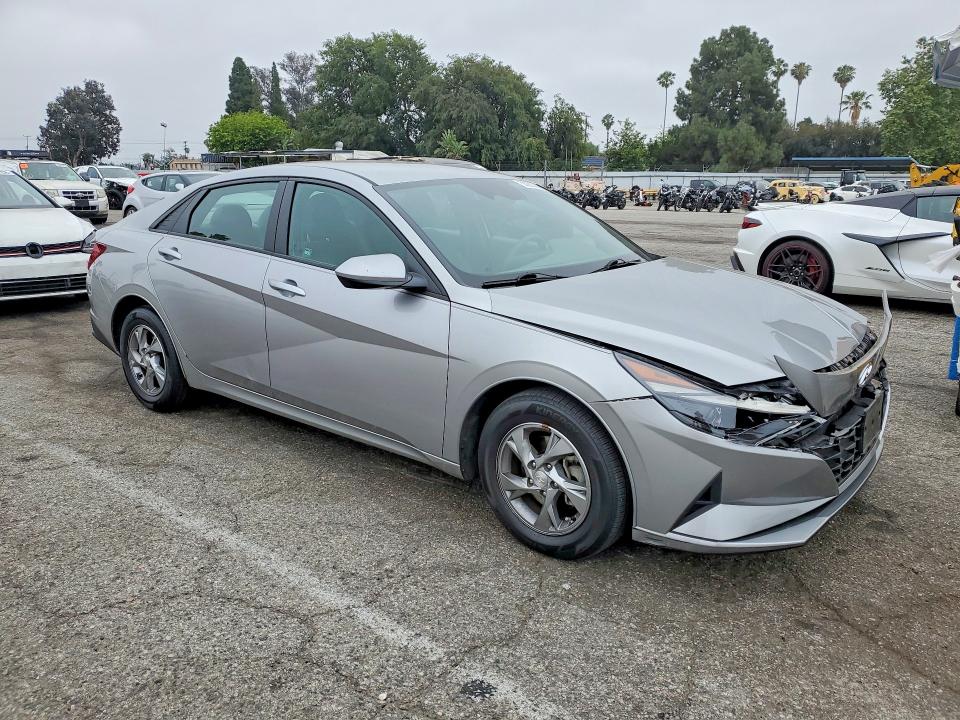 2021 Hyundai Elantra VIN 5NPLL4AG5MH014430 COPART salvage auction — FRONT END, Id - Salvage Certificate Of Title, sold $150 on 2026-07-24 (photo 4)