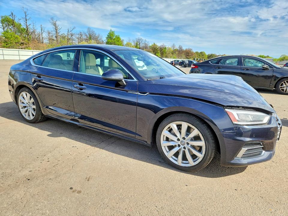 2018 Audi A5 VIN WAUBNCF51JA062000 COPART salvage auction — FRONT END, Ny - Mv-907A Salvage Certificate, sold $8,100 on 2026-07-06 (photo 4)