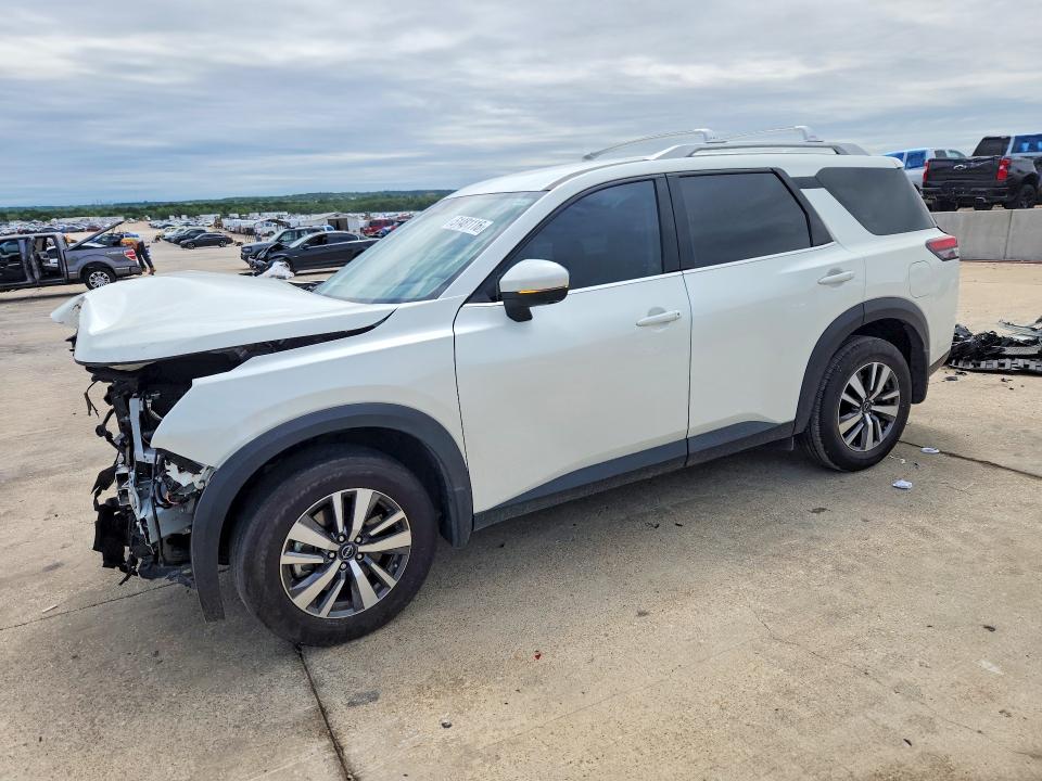 2024 Nissan Pathfinder VIN 5N1DR3CA0RC211347 COPART salvage auction — FRONT END, Tx - Salvage Vehicle Title, sold $3,800 on 2026-07-02 (photo 1)