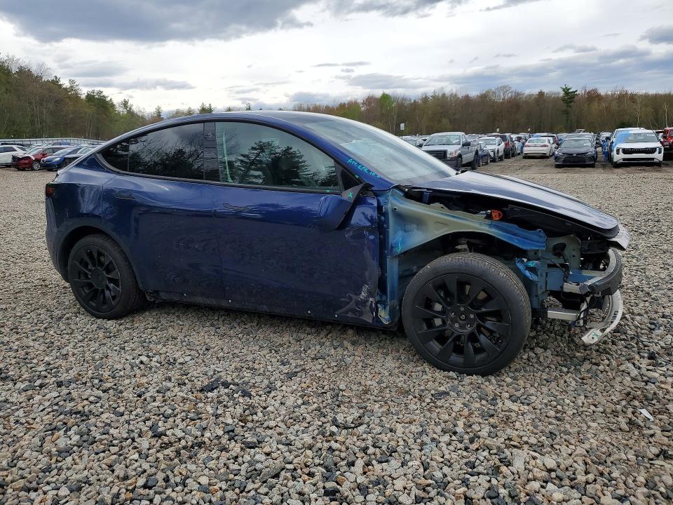 2022 Tesla Model y VIN 7SAYGDEE4NF463183 COPART salvage auction — FRONT END, Me - Cert Of Title-Salvage Collisio, sold $150 on 2026-07-23 (photo 4)