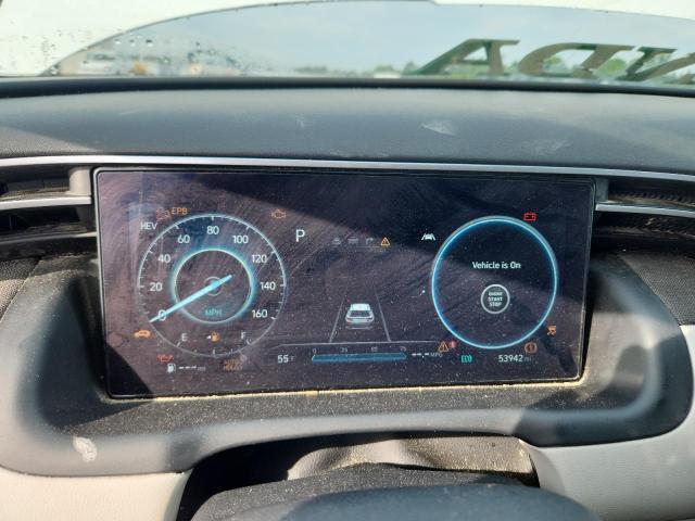 2024 Hyundai Tucson VIN KM8JFDD27RU153708 COPART salvage auction — FRONT END, Nc - Salvage Certificate Of Title, sold $2,600 on 2026-07-21 (photo 9)