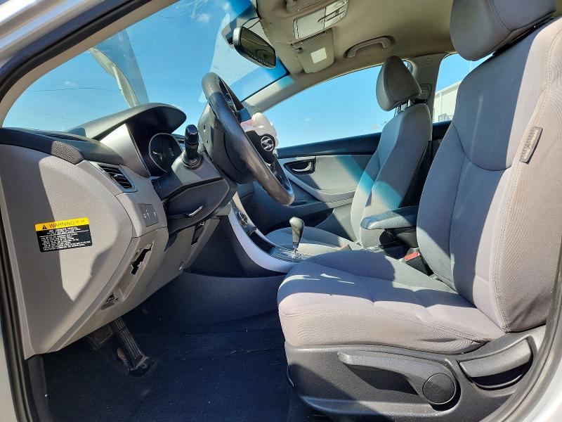 2013 Hyundai Elantra VIN KMHDH4AE9DU559164 COPART salvage auction — FRONT END, Ne - Cert Of Title-Salvage, sold $225 on 2026-07-14 (photo 7)