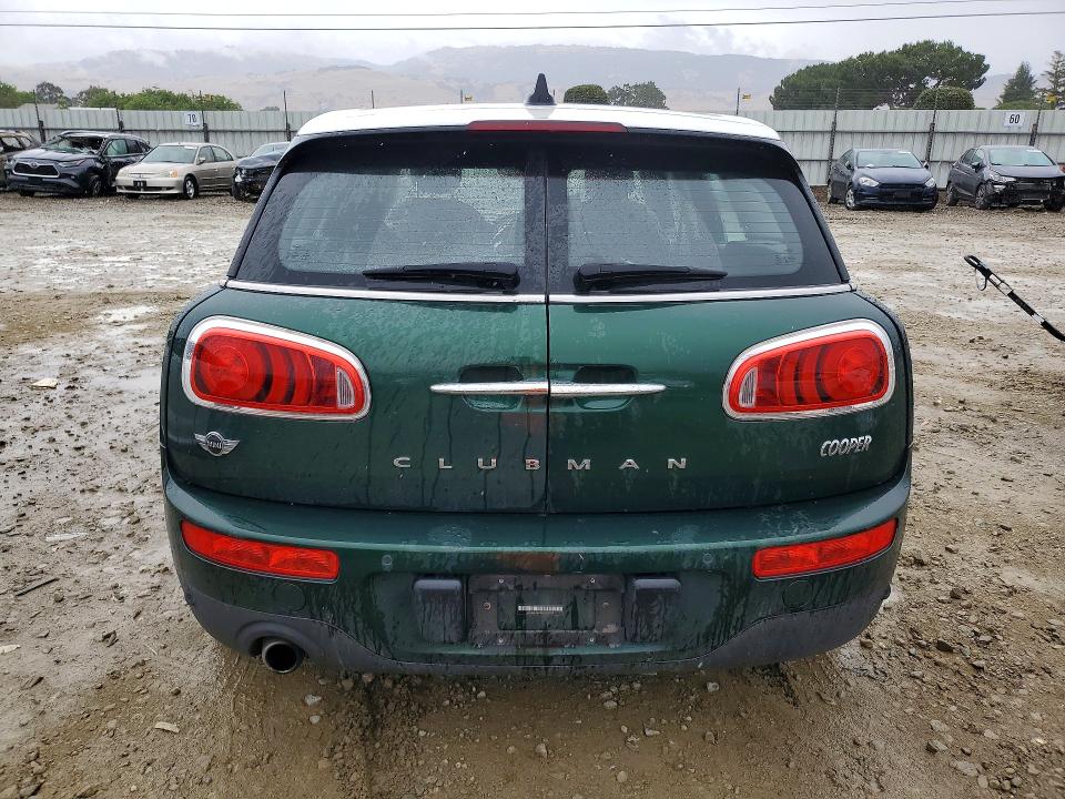 2016 Mini Cooper clubman VIN WMWLN5C59G2E30790 COPART salvage auction — FRONT END, Ca - Salvage Certificate, sold $2,100 on 2026-07-07 (photo 6)