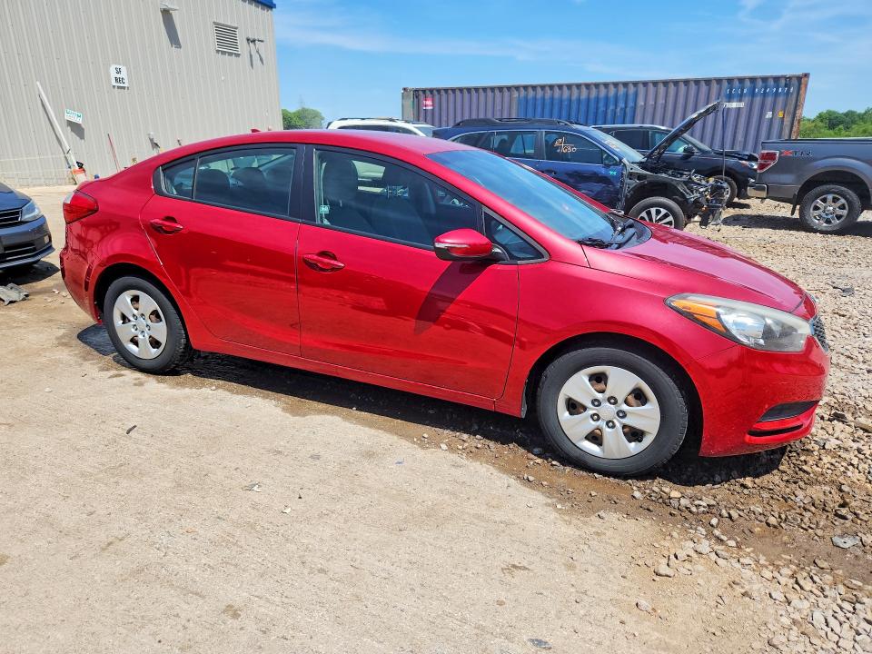 2015 Kia Forte VIN KNAFX4A69F5430277 COPART salvage auction — WATER/FLOOD, Wi - Junked Vehicle Bill Of Sale, sold $850 on 2026-07-06 (photo 4)