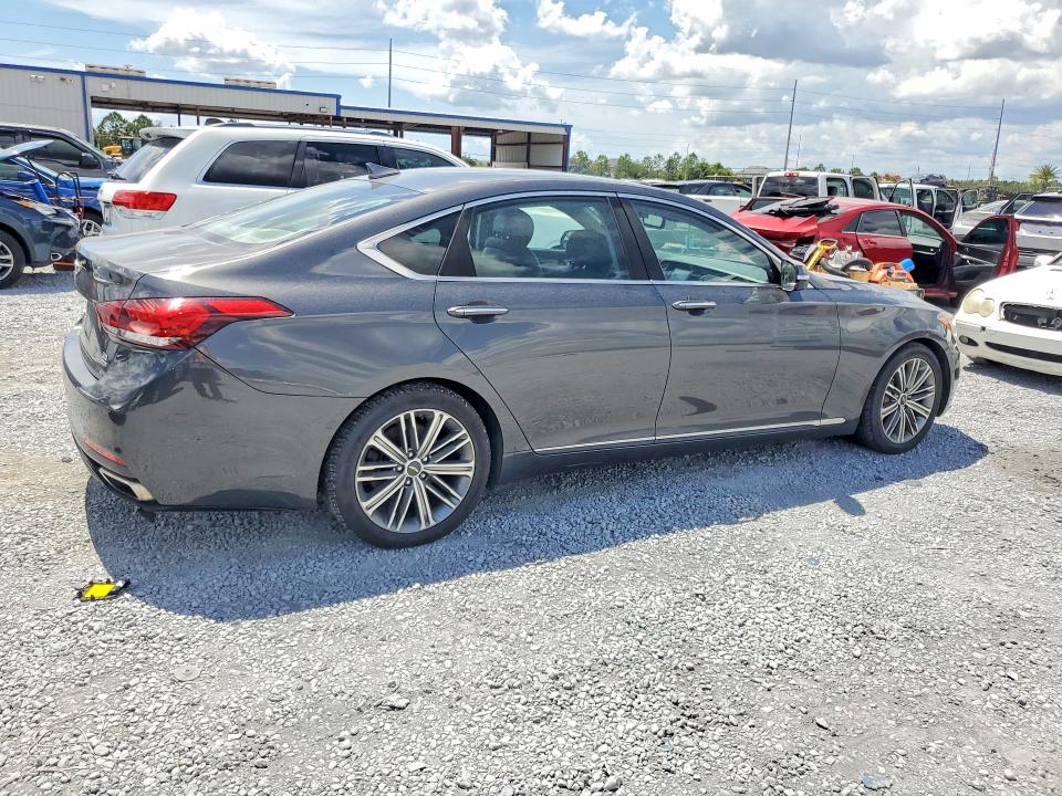 2018 Genesis G80 VIN KMHGN4JE0JU235442 COPART salvage auction — MINOR DENT/SCRATCHES, Fl - Certificate Of Title (P), sold $0 on 2026-09-22 (photo 3)