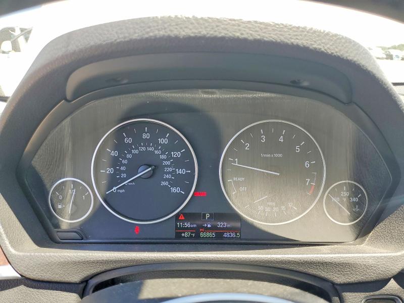2015 BMW 3 series VIN WBA3A5G55FNS91046 COPART salvage auction — REAR END, Ca - Salvage Certificate, sold $2,450 on 2026-08-13 (photo 9)