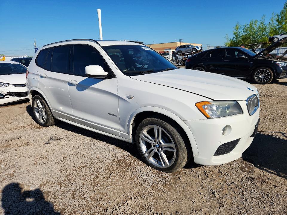 2014 BMW X3 VIN 5UXWX9C53E0D16163 COPART salvage auction — SIDE, On - Permit No Brand - Unfit, sold $1,750 on 2026-07-28 (photo 4)