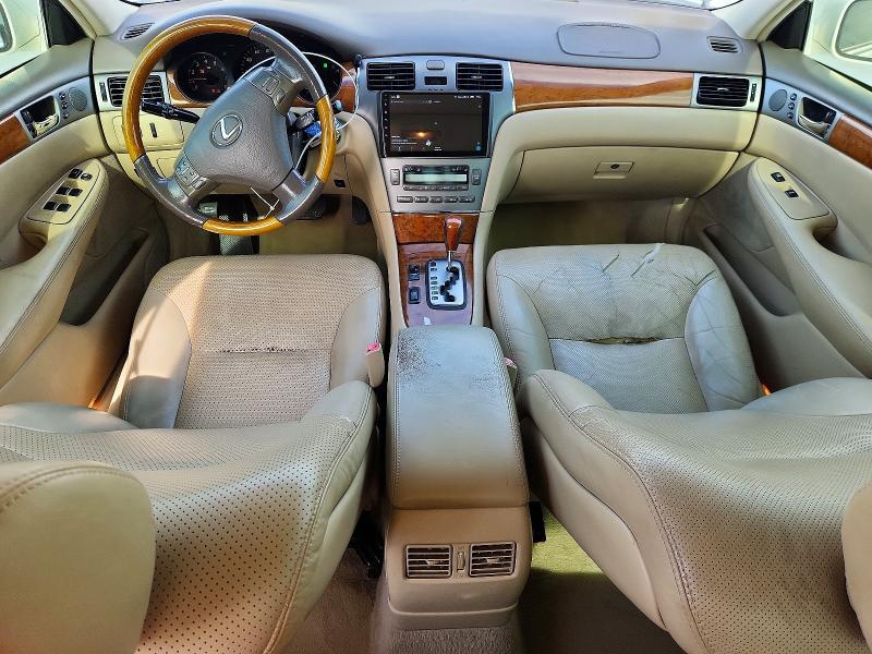 2005 Lexus ES VIN JTHBA30G555120681 COPART salvage auction — FRONT END, TX - SALVAGE VEHICLE TITLE, sold $175 on 2026-07-24 (photo 8)