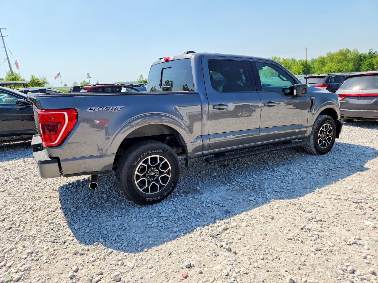 2022 Ford F-150 Lightning VIN 1FTFW1ED4NFB47551 COPART salvage auction — Front End, MI - CERTIFICATE OF TITLE, sold $18,700 on 2026-07-02 (photo 3)