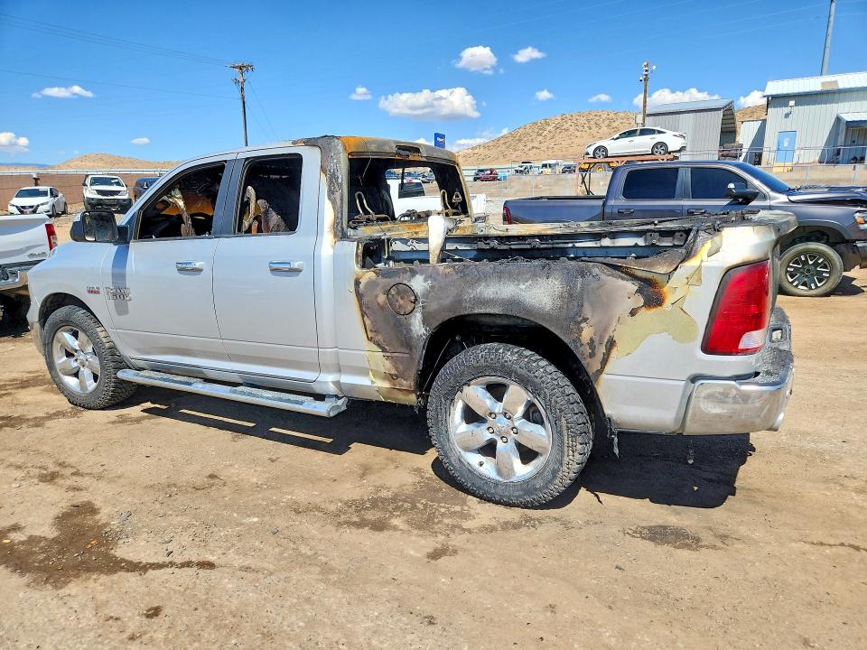 2018 Ram 1500 VIN 1C6RR6GT6JS123539 COPART salvage auction — BURN, NM - NON-REPAIRABLE VEHICLE CERT, sold $2,600 on 2026-07-02 (photo 2)