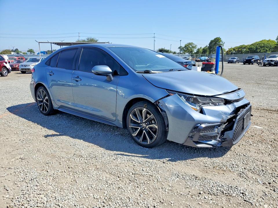 2021 Toyota Corolla VIN JTDS4MCE9MJ074724 COPART salvage auction — FRONT END, Ca - Salvage Certificate, sold $6,400 on 2026-07-24 (photo 4)