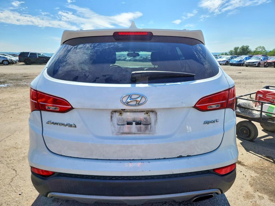 2014 Hyundai Santa fe VIN 5XYZU3LB3EG125764 COPART salvage auction — FRONT END, PA - CERTIFICATE OF SALVAGE, sold $1,150 on 2026-07-02 (photo 6)
