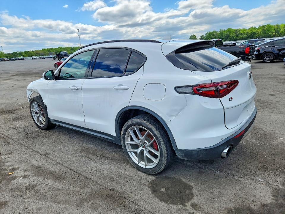 2018 Alfa romeo Stelvio VIN ZASFAKNN6J7B81614 COPART salvage auction — FRONT END, Nj - Cert Of Title-Salvage, sold $3,800 on 2026-07-03 (photo 2)