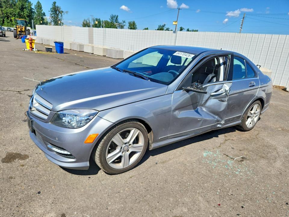 2011 Mercedes-benz C-klasse VIN WDDGF5EB2BA514746 COPART salvage auction — SIDE, Or - Salvage Title Certificate, sold $2,600 on 2026-07-15 (photo 1)