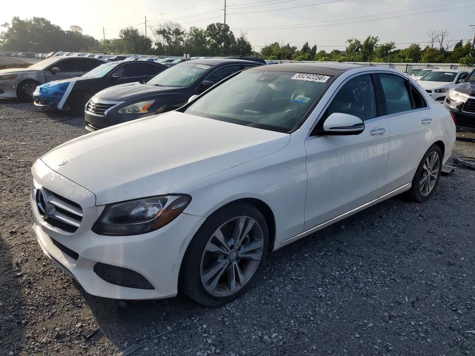 2017 Mercedes-benz C-klasse VIN WDDWF4JB1HR254992 COPART salvage auction — MECHANICAL, Fl - Dealer Only Clean Title (P), sold $4,450 on 2026-07-31 (photo 1)