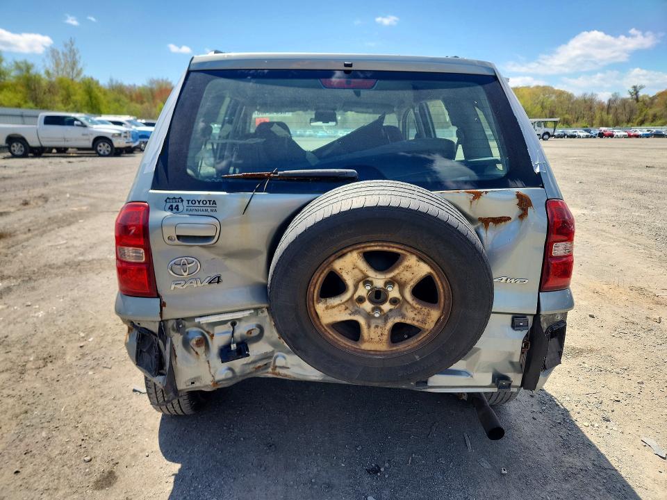 2005 Toyota Rav 4 VIN JTEHD20V756046584 COPART salvage auction — REAR END, Ma - Cert Of Title-Reconstrctd Coll, sold $550 on 2026-07-29 (photo 6)