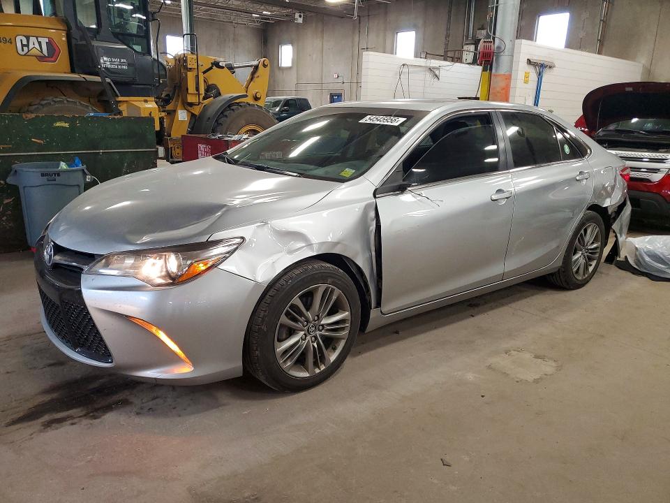 2017 Toyota Camry VIN 4T1BF1FK2HU341213 COPART salvage auction — FRONT END, Mn - Cert Of Title-Salvage, sold $6,200 on 2026-07-02 (photo 1)