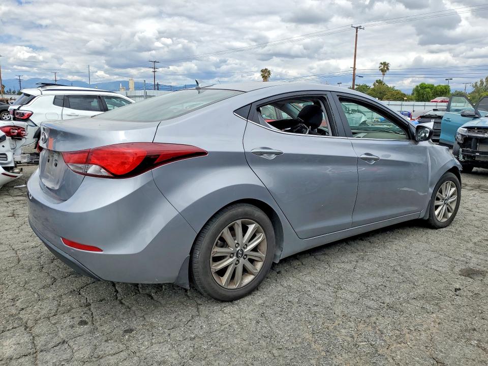 2015 Hyundai VIN 5NPDH4AE6FH599378 COPART salvage auction — VANDALISM, Ca - Salvage Certificate, sold $675 on 2026-07-02 (photo 3)