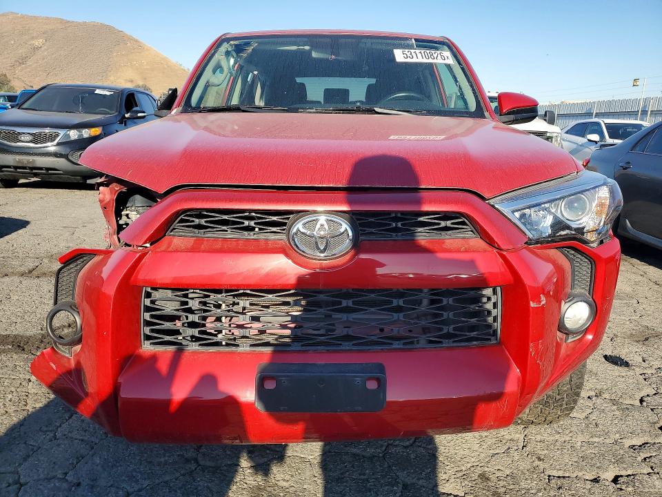 2014 Toyota 4runner VIN JTEZU5JR7E5065021 COPART salvage auction — FRONT END, Ca - Dis/Dlr/Exp Only Clean Title, sold $7,800 on 2026-07-09 (photo 5)