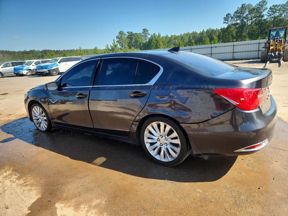 2014 Acura RLX VIN JH4KC1F57EC007329 COPART salvage auction — REAR END, Sc - Cert Of Title-Salvage, sold $2,650 on 2026-07-13 (photo 2)