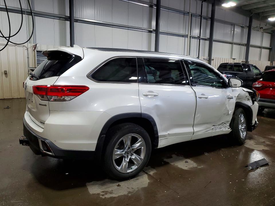 2018 Toyota Highlander VIN 5TDDGRFH1JS041931 COPART salvage auction — FRONT END, Mn - Cert Of Title-Salvage, sold $8,500 on 2026-07-06 (photo 3)